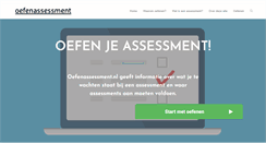 Desktop Screenshot of oefenassessment.nl