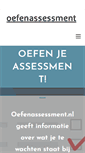 Mobile Screenshot of oefenassessment.nl